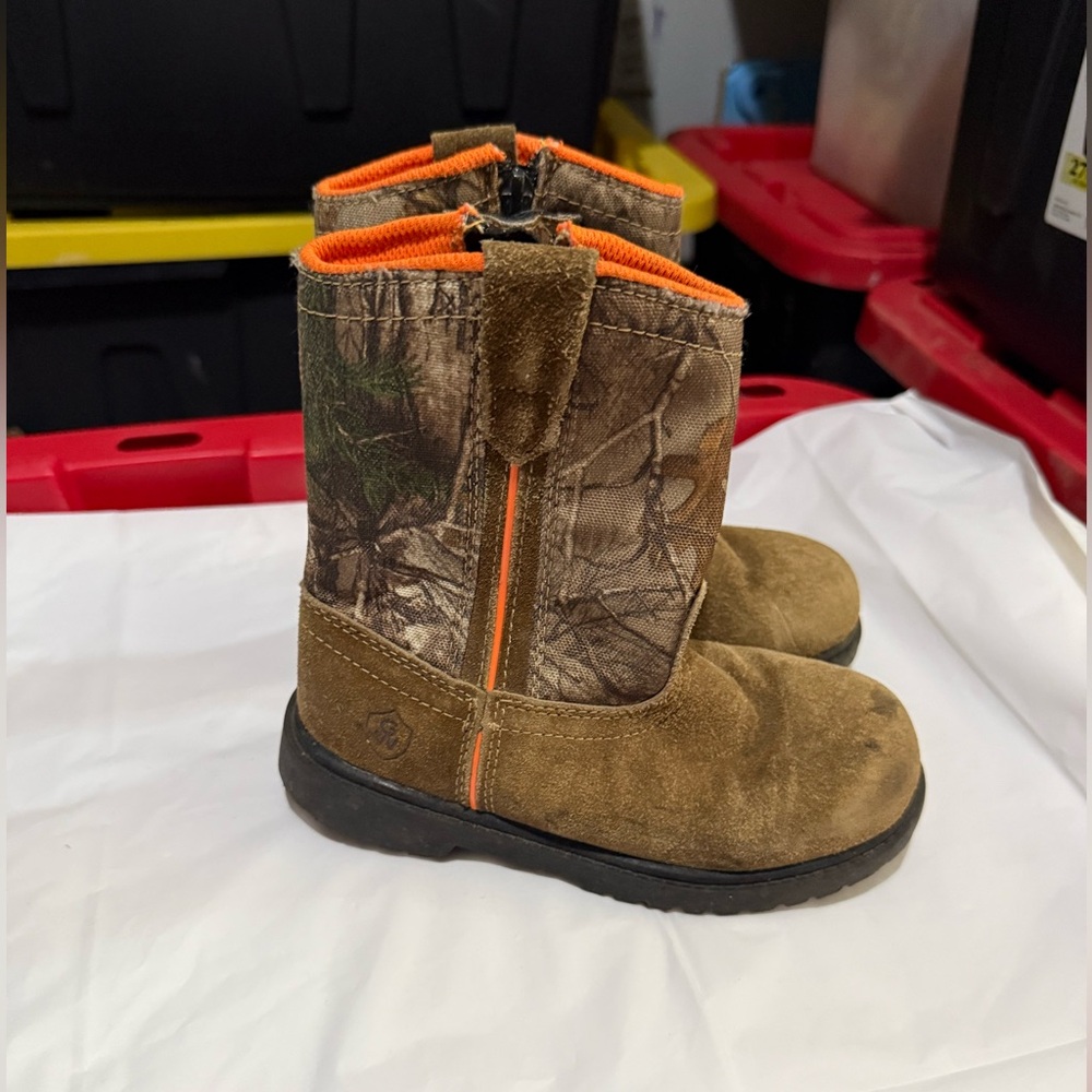 Game Winner Kids' Camo Country Boots size 12D